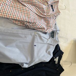7 Men’s Dress Shirts as a bundle - short & long sleeve